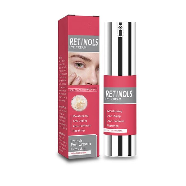 Eye Cream, Retinol Eye Cream for Dark Circles Puffiness, Anti-Wrinkle, Anti-Aging Eye Cream Eye Cream, Line Smoothing Skin Care, Brighten and Smooth Lines and Wrinkles