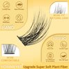 Natural Lash Clusters 10-22mm Lash Extension Wispy Lash Clusters Manga lashes C Curl Long Individual Lashes Clusters Super Soft DIY Eyelash Extension by FOINEMYED