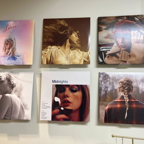 AAiphuwew 12 Pack Clear Vinyl Record Holder Wall Mount, Invisible Floating Acrylic Album Record Holder for Displaying Daily LP, CD Listening