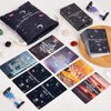 BWTY Best wishes to you Time Oracle Cards for Beginners with Meanings on Them 60 PCS Adventure Divine Timing Tarot Deck Set for Love, Energy, Soulmate, Work, Friendship, Spirit and Past Life.