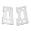 USonline911 Pack of 2 Ceramic Replacement Clipper Blade set for Taper 2000 and WAHL 5-Star (White CeramicX2)
