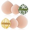 Korean Makeup Powder Puff Ultra Soft Sponge Puff for Foundation Concealer and Powder Teardrop Powder Puff Foundation Sponge Blender Sponge for Liquid, Cream, and Powder (2 Big 2 Small)