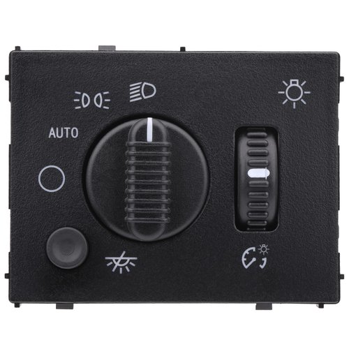 Obaee Headlight Dimmer Switch Headlamp Control Compatible with Chevy Chevrolet Silverado Suburban Tahoe Avalanche GMC Sierra Yukon Cadillac Escalade 2003-2007 Replaces 19381535/15194803 Bluish LED