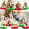 9pcs Christmas Table Decorations,Christmas Honeycomb Centerpieces Whoville Christmas Decorations Christmas Birthday Party Decorations Christmas Party Supplies Christmas Decor