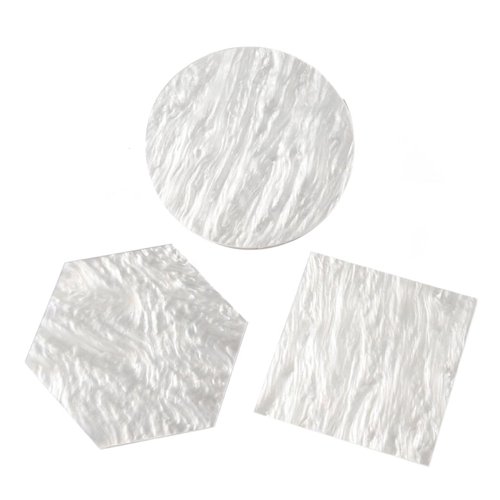 Leadigol 3 PCS Shell Nail Art Palette, Nail Art Painting Mixed Color Gel Palette Makeup Palette Tray Nail Art Nail Tips Jewelry Display Palette Board