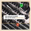 Fluffy Volume Eyelash Clusters DIY Lash Extension 10-18MIX D Curl Lash Clusters 200D Wispy Individual Lashes Extensions Clusters Eyelashes DIY Lash for Beginners by Focipeysa