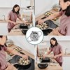 AMGOYA Dumpling Maker Kit Stainless Steel Dumpling Mold Maker, Momos for Easy Dumpling Making, Dough Cutter, Stuffing Spoon, and Flour Ring Cutter- Empanada Maker Press Set for Pierogies, Gyoza Etc