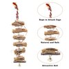 2-Pack Bird Toys with Straw and Bell, Parakeet Toys in Cage, Parrot Cage Accessories, Chewing Toys for Budgies Cockatiels Lovebirds Canaries Conures Quaker Finches Parrotlets Small to Medium Birds