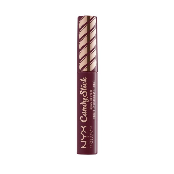 NYX PROFESSIONAL MAKEUP Candy Slick Glowy Lip Color Gloss - Cherry Cola (Burgundy)