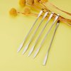 10 Pieces Makeup Spatula Scoop Stainless Steel Depotting Spatula Double-Headed Makeup Spatula Tool for Mixing Cosmetics