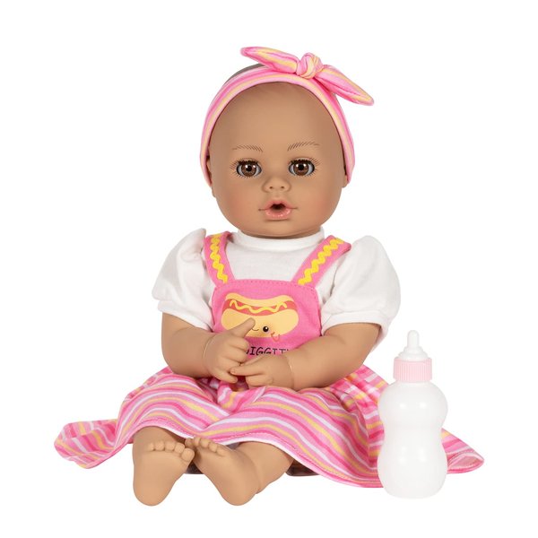 Adora Play Time Babies Collection, 13" Baby Doll with Doll Clothes and Accesories, Made with Sweet Baby Powder Scent, and GentleTouch Vinyl Body, Birthday Gift for Ages 1+ - Hot Diggity Dog