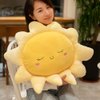 OUKEYI Soft Sun Cushion Pillow,Sun Plush Pillow Stuffed Toy Throw Pillow for Home Deco Gift Kids Pillow Stuffed Animal Toy,Sun Shape Chair Cushion Sofa Cushion Pillow Car Pillow22.8in/58cm