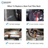 ECCPP Fuel Gas Tank Filler Neck Tube Pipe FN782 577306 Fuel Tank Tube Fit for 2005-2007 Ford F-350 Super Duty 2005-2007 Ford F-450 Super Duty 2005-2007 Ford F-550 Super Duty