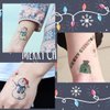 Ooopsiun Christmas Tattoos for Kids - 100+ Tattoos | Christmas Xmas Party Favors and Decorations for Children Kids, Santa Claus, Christmas tree, Snowman, Reindeer