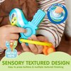 JOYIN Baby Car Keys Teether - Toddlers Sensory Learning Toy w/Music & Lights - Musical Baby Toys for Travel - Birthday Gifts for Baby Age 10+ Months