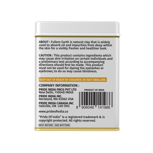 Face Glow- Fuller’s Earth w/Turmeric & Sandalwood- 12 Individual Sachets of Multani Mitti (10 gm each)- Reusable Brush & Tray Included- Timeless Radiance- Face Mask for Healthy Looking Skin- Chemical