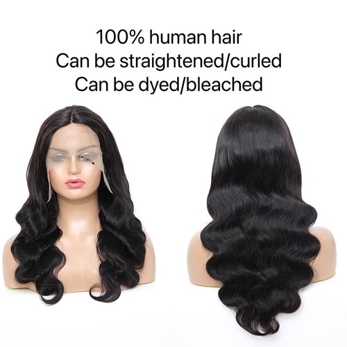 26 Inch Body Wave Lace Front Wigs Human Hair for Black Women 13x4 Pre Plucked Transparent Lace Frontal Wig with Baby Hair 180% Density Glueless Wigs Human Hair (26 inch, Body Wave Lace Front Wigs)