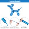 ZBYDNG 260 Balloons, Thickening Long Balloons for Tying Balloon Arch, Twisting Latex Animals Magic Modeling Skinny Birthday Balloons for Kid‘s Party Wedding Decoartion 100pcs （Metallic Blue）