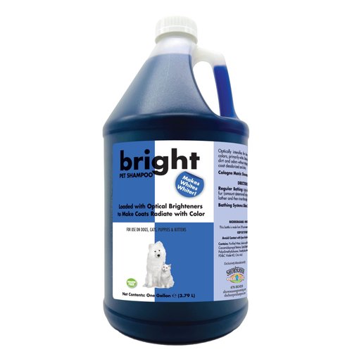 Bright White Pet Shampoo for Dogs & Cats 16 oz.| Cruelty-Free | Paraben-Free | Biodegradable and Non-Toxic | Made in The USA