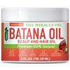 Raw Batana Oil for Hair Growth – 100% Organic Cold-Pressed Batana Oil from Honduras – Pure Unrefined Hair Mask for Women & Men to Enhance Thickness, Prevent Hair Loss, and Repair Split Ends