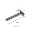 Metal Safety Razor for Men & Women, Double Edge DE Razor, One Single Blade Razor, Eco Friendly Razor for Body & Face, Zero Waste and Plastic Free Reusable Razor with 10 Blades