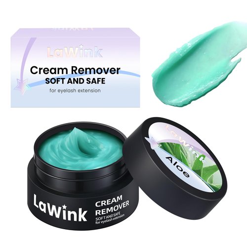 Eyelash Glue Remover Cream 5g Professional Grade Lash Adhesive Remover Sensitive Skin Lash Glue Remover Quickly and Low Irritation Lash Remover Eyelash for Salon Lash (Aloe)