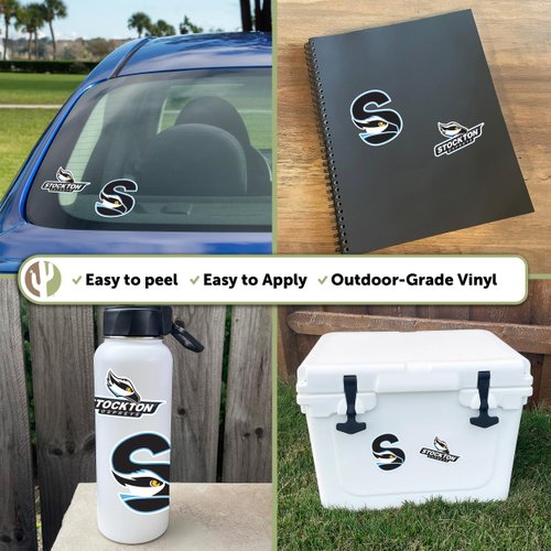 Desert Cactus Stockton University Stickers Ospreys Vinyl Decal Laptop Water Bottle Car Scrapbook11.42x8.94 (4 Inch Set V1)