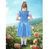 XXLOG Dorothy Costume for Girls Fancy Plaid Dress with Bag and Headband Cosplay Halloween Costumes for Kids M
