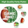 Football Party Favors, 96 Pcs Football Party Decorations-Serves 24, Birthday Plates and Napkins Kit for Football Sports Theme Game Day Tailgate Party Decorations