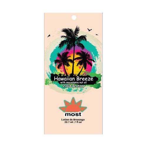 Lot of 5 Hawaiian Breeze Tanning Lotion Bronzer Packets