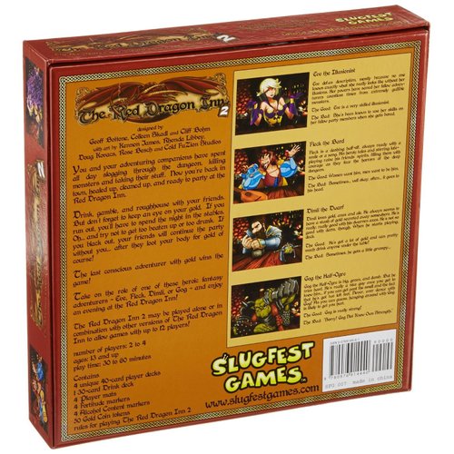 Slugfest Games The Red Dragon Inn 2 Strategy Boxed Board Game Ages 13 & Up (SFG007)