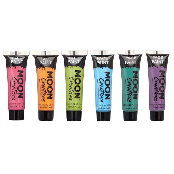 Face & Body Paint Brights Colours Set by Moon Creations - 0.40fl oz