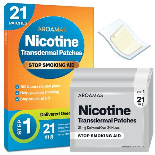 Nicotine Patches to Help Quit Smoking, Stop Smoking - Delivered Over 24 Hours Nicotine Transderma...