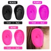 EXCEART 3 Pairs Hairdressing Ear Cover Professional Silicone Hair Dye Earmuffs Ear Protector Ear Cover for Salon Home Hair Dye Shower Bathing