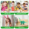 Poraxy Dinosaur Toys, 4 in 1 STEM Kits for Kids Age 8-10, Toys for Ages 8-13, Educational Science Building Projects, 3D Wooden Puzzles Robot Crafts, Gifts for Boys Girls 7 8 9 10 11 12 13 Year Old