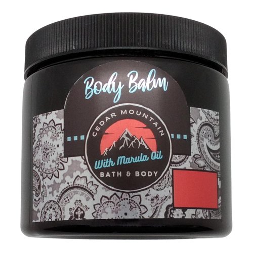 Cedar Mountain Dragon Fruit & Hibiscus Scented Body Balm with Marula Oil, 16 Oz