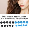 2 Sizes Silicone Hair Curlers Rollers Hair Curlers 20PCS Set Self Adhesive Curlers Mushroom Shape Easy to Use DIY Curling Tool Set Self grip No Heating Curlers Hair Styling Tools Women's Gift