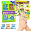 Stitch Nail Art Stickers Set - Bundle with 36 Lilo and Stitch Press-On Nails for Birthday Supplies, Goodie Bags, and More, with Stickers and More