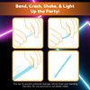 Glow Fever Glow in The Dark Sticks - 50 ct 6" Glow Sticks Bulk Party Pack with End Caps & Lanyards - Glow Party Favors for Concert, Festival, & Wedding Neon Light Sticks by Party Dragon, Multi