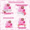 12PCS Cowgirl Party Decorations Western Cowgirl Honeycomb Centerpieces for Tables Lets Go Girls Party Decor for Birthday Baby Shower Supplies