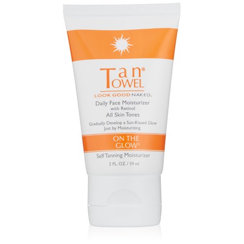 TanTowel On The Glow - Daily Face Moisturizer with retinol - 2 oz