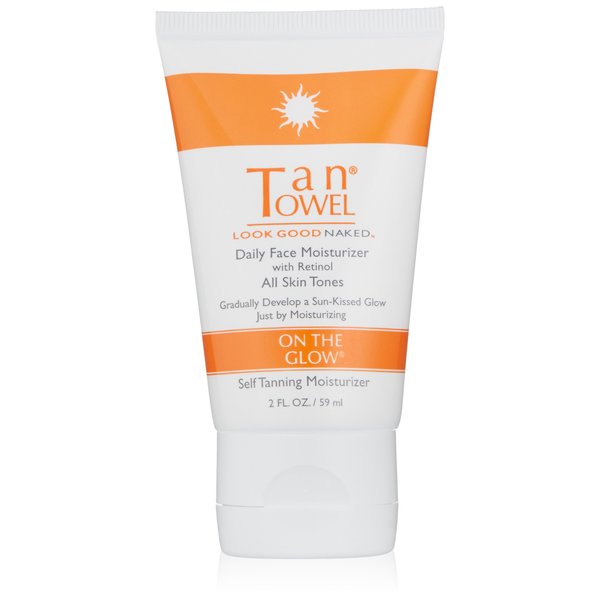 TanTowel On The Glow - Daily Face Moisturizer with retinol - 2 oz