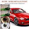 TPTAL Water-Based Metallic Paint,Rust Removal Converter Metallic Paint,Rust Remover Converter for Metal, Car Anti Rust Paint Chassis Universal Rust Removal Converter with Brush (White)