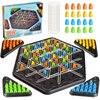 Chain Triangle Chess Game, Strategy Board Games for Kids, Triangle Rubber Band Game, Family Games for Kids and Adults, Chess Board Games for Family Night, 2 to 4 Players, Kids Christmas Birthday Gifts