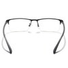 Cyxus Blue Light Blocking Computer Glasses for Men Semi Rim Glasses Crystal Lens UV Blocking Gaming Eyeglasses Black Frame