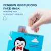 MOND'SUB Animal Spa Beauty Mask, Character Masks Sheet-(Pack of 5) Penguin Nourishing & Moisturizing Effects For All Skin Types- Birthday Party Gift for her, Girls Night, Spa Night, Beauty Gift