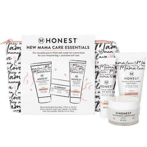 The Honest Company New Mama Care Essentials Gift Set | Hospital Bag Must Haves | Travel Size Nip ...