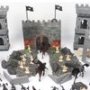 NSVJVY 254pcs/set Medieval Castle Knights Action Figure Toy Army Playset with Toy Soldier, Cavalry and Arrow Tower, Great for Girls and Boys(Size:254PCS)