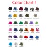 Gelante Solid Color 100% Cotton Bucket Hat for Women and Men Packable Travel Summer Beach Hat 1900-Denim Blue-L/X