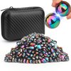 Magnet Slime Putty Party Favors, Fidget Toy Magnet Ferrite Putty Beads, Hematite Magnetic Stones Eggs with 1.26 inch Magnet Balls, Cool Desk Toy, EDC Toy Science Kit Gift
